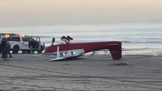 EMERGENCY LANDING ON SANTA MONICA BEACH!!!