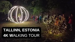 City walks - Tallinn, Estonia (4K walking tour)