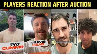 ALL PLAYERS REACTION AFTER GETTING SOLD IN IPL AUCTION 2024 | IPL NEWS TODAY|