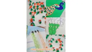 6 beautiful Independence 🇮🇳🇮🇳 craft idea#youtubevideo