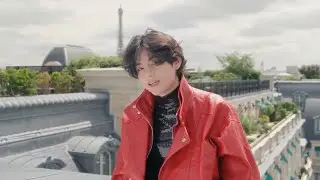 Taehyung for Celine Paris Fashion Week show (by VMAN magazine)