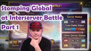 Stomping Global at Interserver Battle Part 1 - Summoners War