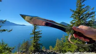 Great Gurkha Khukuri Cut through Bone Like Butter, Modern Blade Grind Wins! Tactical Kukri Design