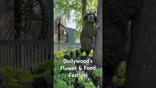 A Little Dollywood Flower & Food Festival Ambiance #dollywood #shorts