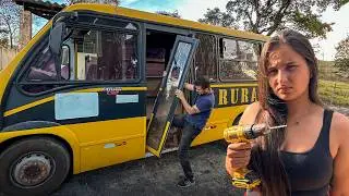 BUILDING A MOTORHOME FROM START TO FINISH (in 1 hour)