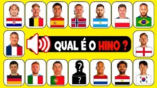 ADIVINHE O HINO DO PAÍS DO JOGADOR DE FUTEBOL | QUIZ DE FUTEBOL