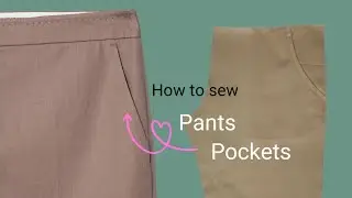바지 주머니를 더 쉽고 빠르게 만드는 재봉 꿀팁 Sewing tips to make pants pockets easier and faster
