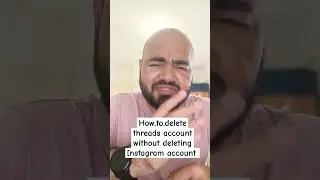 How to delete threads account 