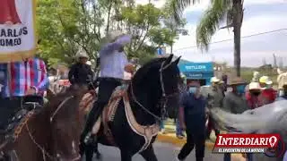 CON MENOS PARTICIPANTES QUE LA ÚLTIMA OCASIÓN INICIA LA 11 CABALGATA DE LA AMISTAD EN YAUTEPEC