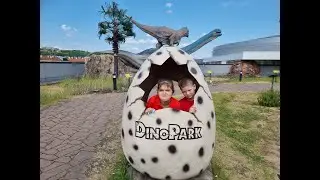 Выставка динозавров. DinoPark Praha.