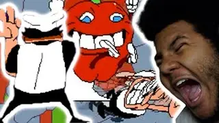 SO... I TRIED P RANKING PEPPERMAN ON STREAM..... (PIZZA TOWER)