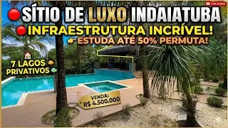 DREAM COUNTRY ESTATE IN INDAIATUBA/SP | 7 LAKES AND INFINITY POOL