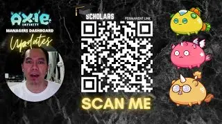 AXIE Infinity Scholars QR Code Generator