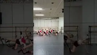 Упражнение с жгутом, боковой шпагат
