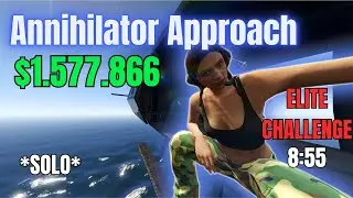 Grappling Hook + Annihilator Stealth - Solo Elite - Cayo Perico Heist