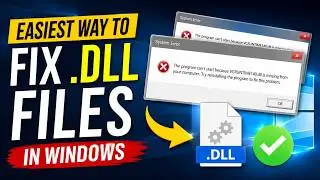 Fix any missing dll files in Windows | dll missing file error | dll files missing | dll fix
