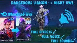 COLLECTOR SKIN GUSION NIGHT OWL NO BAN | FULL EFFECTS | FULL SOUNDS | FULL VOICE RE-WORK 101% legit!