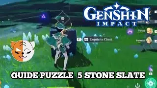 Guide Puzzle 5 Stone Slate Locations Tsurumi Island - Genshin Impact