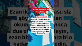 Kabul olunan dua vakitleri… #duanıngücü #shots #dua #namaz #almanya #azerbaycan