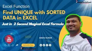 How to Use SORT and UNIQUE Functions in Excel  Excel Tutorial
