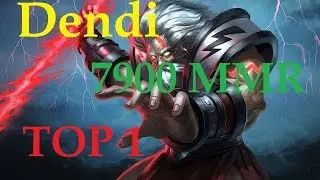Dendi plays Zeus ranked game 6.86 patch