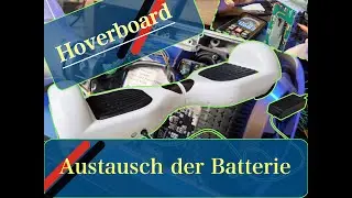 Hoverboard! It won't turn on! Replace the battery!