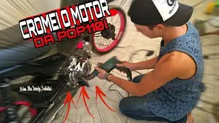 Cromando o motor da Pop110i😱