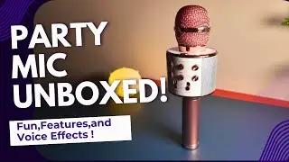 Unboxing the Ultimate Party Mic! 🎤 Bluetooth Karaoke Fun