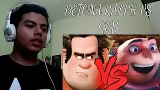 REACT Detona Ralph(Wifi Ralph) VS. Gru(Meu Malvado Favorito) | Batalha de Rap | RapBits