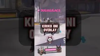 ETSY IN BIO 👹 | Cute Kiriko Oni Overwatch Overlay | Overlay for Twitch and Video edits! 