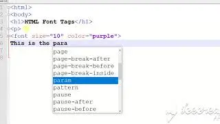 How To Change FONT of paragraph in HTML
