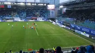 31.03.2018 Динамо Москва-Арсенал Тула Панченко незабитый пенальти Вид с трибуны