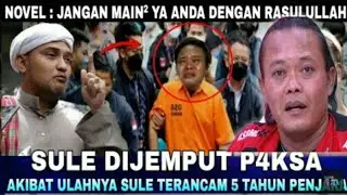 SULE RESMI DI POLISIKAN AKIBAT IKUT TERTAWA DENGAN UCAPAN MIRAS (Minuman Rasulullah)