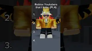 Roblox Youtubers that I hate: (Pt.4) #meme #trending #roblox #robloxedit #robloxshorts