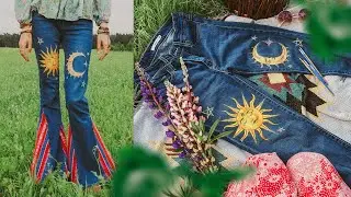 turn any skinny jeans into 70s flares