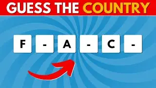 Guess the Country Without Vowels in 8 Seconds 🌎🚩🗺️