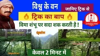 प्राकृतिक वनस्पति / विश्व के प्रमुख वन / GK Tricks / वन के प्रकार  By Upendra Sir