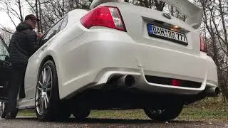 Вот такой получился выхлоп:) Subaru WRX STI exhaust