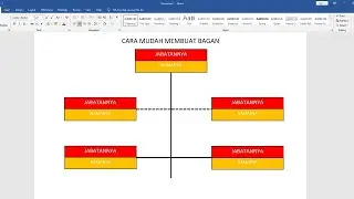 Cara Termudah Membuat Bagan di Microsoft Word 2007 2010 2016
