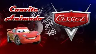 Convite Animado Carros Disney