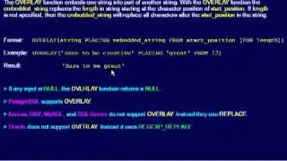SQL 089 String Scalar, OVERLAY or How can I replace a substring?