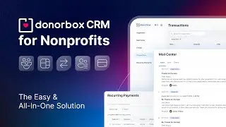 Nonprofit CRM Solution | Nonprofit Fundraising Made Faster #AIAssistant #DonationThankYou #DonorData