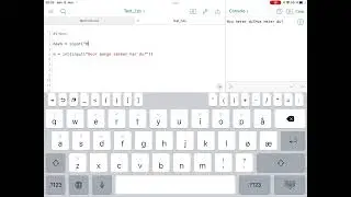 Programmering - basics 6 - input