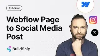 Automate Social Media Marketing with Webflow, FLUX & BuildShip