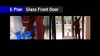 Cleaning Glass Front Door - ePlan Magic Water - Glim
