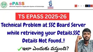 ts epass last date 2025 |ts epass fresh application 2024-26 | how to apply ts epass scholarship 2025