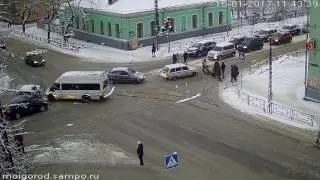 Авария с маршруткой