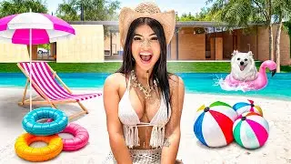 CONSTRUÍ UNA PLAYA EN MI CASA!