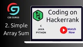 2.Simple Array sum - Hackerrank