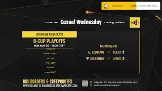 ⚔️ Let's help new Players 🏆 Casual Wednesday with Neo !buildorders !Div2